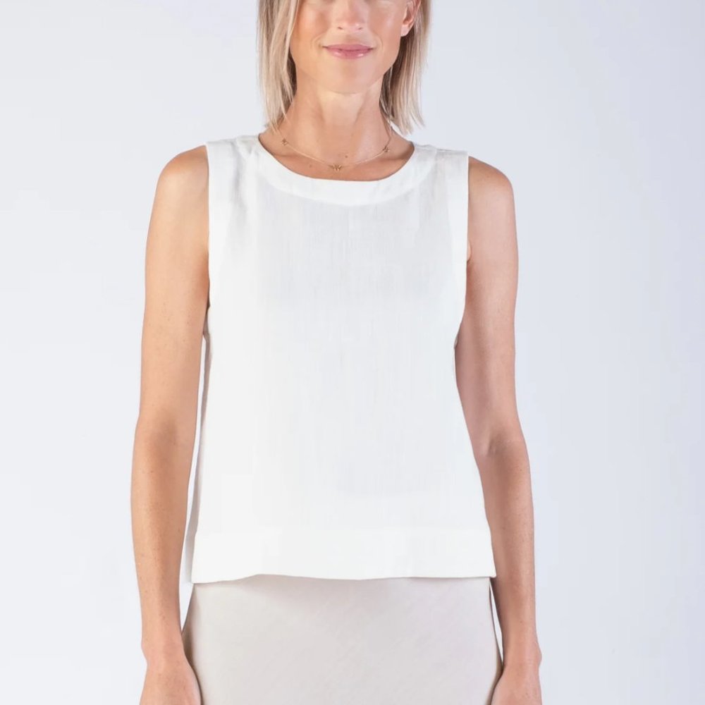 David Dart Collection Vintage Linen And Organza T… - image 1